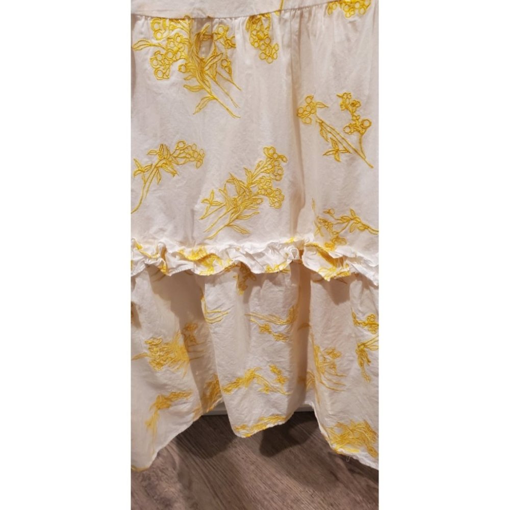 A LOVES A Tie Shoulder Floral Embroidered Dress - Picture 6 of 6